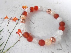 Náušnice fialové s černou (96/18)