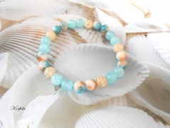 Náušnice fialové s černou (96/18)