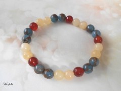 Náušnice fialové s černou (96/18)