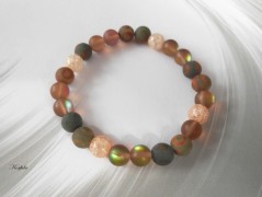 Náušnice fialové s černou (96/18)