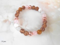 Náušnice fialové s černou (96/18)