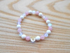 Náušnice fialové s černou (96/18)