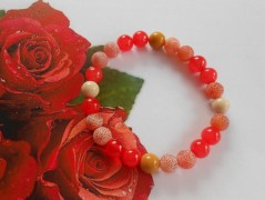 Náušnice fialové s černou (96/18)