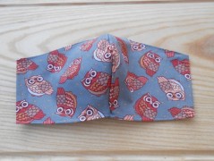 Náušnice fialové s černou (96/18)