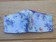 Náušnice fialové s černou (96/18)