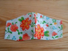 Náušnice fialové s černou (96/18)