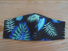 Náušnice fialové s černou (96/18)