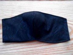 Náušnice fialové s černou (96/18)