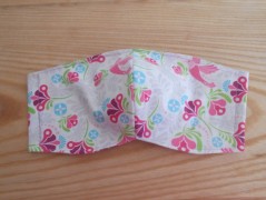 Náušnice fialové s černou (96/18)