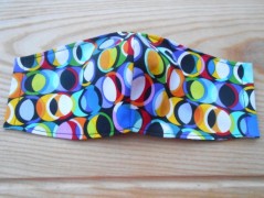 Náušnice fialové s černou (96/18)