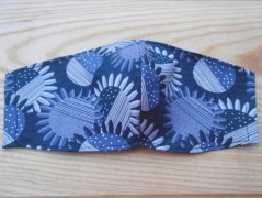 Náušnice fialové s černou (96/18)