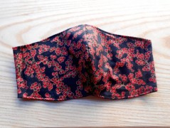 Náušnice fialové s černou (96/18)