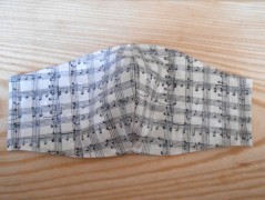 Náušnice fialové s černou (96/18)