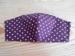 Náušnice fialové s černou (96/18)