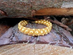 Náušnice fialové s černou (96/18)