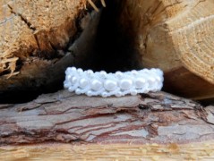 Náušnice fialové s černou (96/18)