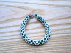 Náušnice fialové s černou (96/18)