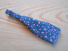 Náušnice fialové s černou (96/18)