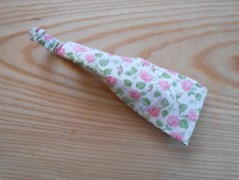 Náušnice fialové s černou (96/18)