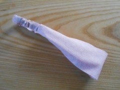 Náušnice fialové s černou (96/18)