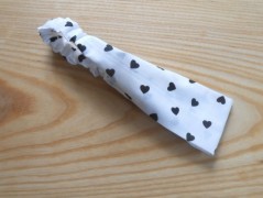 Náušnice fialové s černou (96/18)