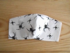 Náušnice fialové s černou (96/18)