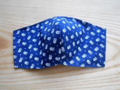 Náušnice fialové s černou (96/18)