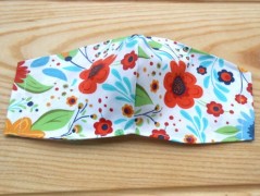 Náušnice fialové s černou (96/18)