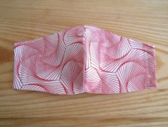 Náušnice fialové s černou (96/18)