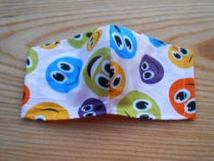 Náušnice fialové s černou (96/18)