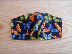 Náušnice fialové s černou (96/18)