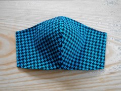 Náušnice fialové s černou (96/18)