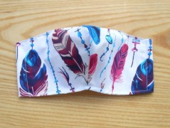 Náušnice fialové s černou (96/18)