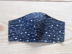 Náušnice fialové s černou (96/18)