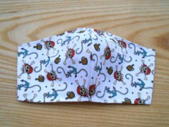 Náušnice fialové s černou (96/18)