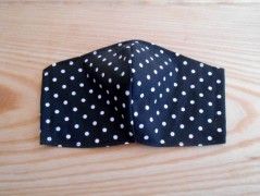 Náušnice fialové s černou (96/18)