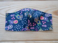 Náušnice fialové s černou (96/18)