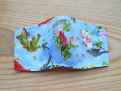 Náušnice fialové s černou (96/18)