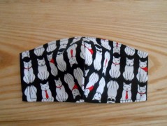 Náušnice fialové s černou (96/18)