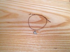 Náušnice fialové s černou (96/18)