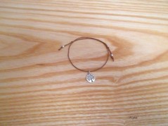 Náušnice fialové s černou (96/18)