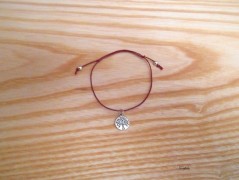 Náušnice fialové s černou (96/18)