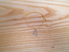 Náušnice fialové s černou (96/18)