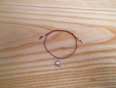 Náušnice fialové s černou (96/18)