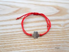 Náušnice fialové s černou (96/18)