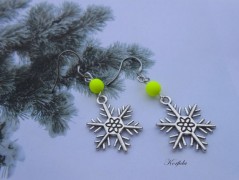 Náušnice fialové s černou (96/18)