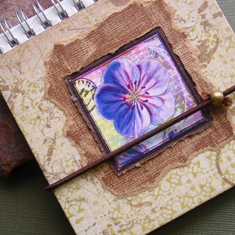 Blok rozkvetlý zápisník blok zapsat pamatovat poznámky 