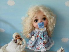 NÁVOD NA PANENKU LEVANDULKU (30 cm)