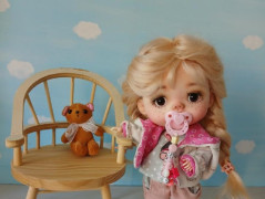 NÁVOD NA PANENKU LEVANDULKU (30 cm)