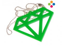 DIAMANT na krk :: červený